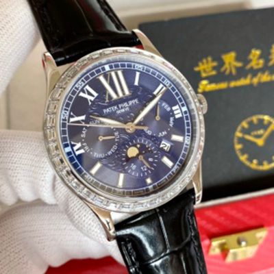 PATEK PHILIPPE Geneve tourbillon automatic Grand Complications  Blue Diamond Replica Watch